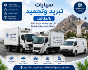 سيارة تبريد وتجميد بالطائف